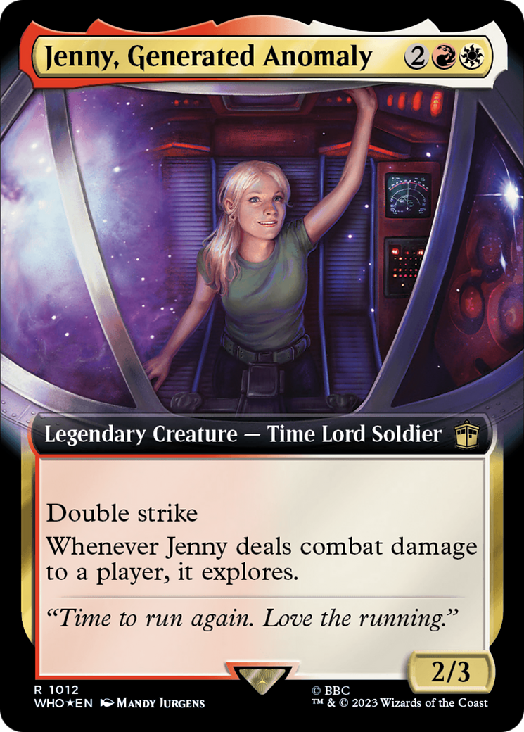 Jenny, Generated Anomaly (Extended Art) (Surge Foil) [Doctor Who] | Exor Games Truro