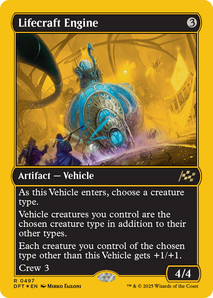 Lifecraft Engine (First-Place Foil) [Aetherdrift] | Exor Games Truro