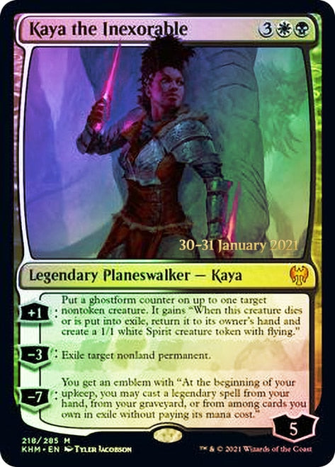 Kaya the Inexorable [Kaldheim Prerelease Promos] | Exor Games Truro