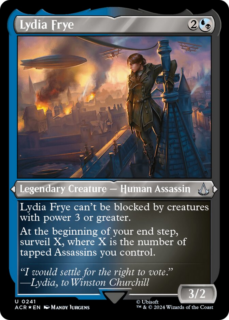 Lydia Frye (Foil Etched) [Assassin's Creed] | Exor Games Truro