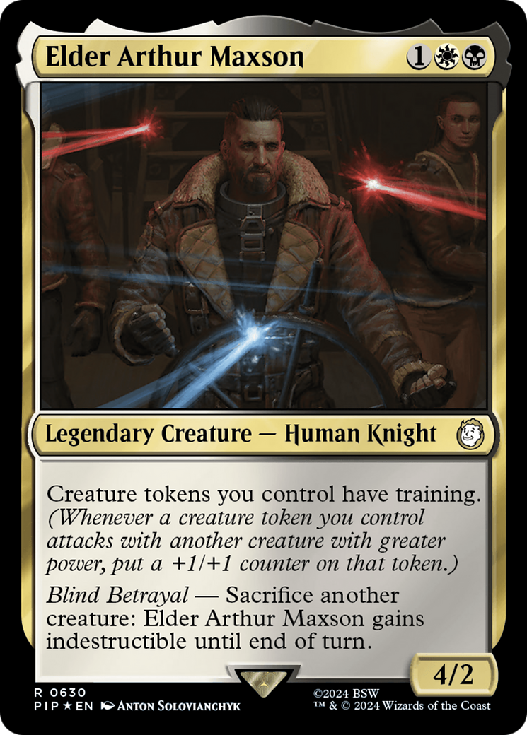 Elder Arthur Maxson (Surge Foil) [Fallout] | Exor Games Truro