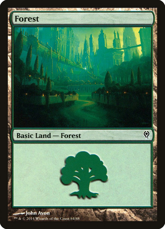 Forest (84) [Duel Decks: Jace vs. Vraska] | Exor Games Truro