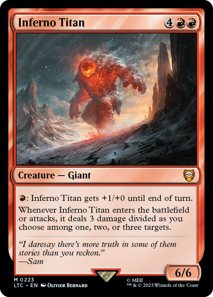 Inferno Titan [The Lord of the Rings: Tales of Middle-Earth Commander] | Exor Games Truro