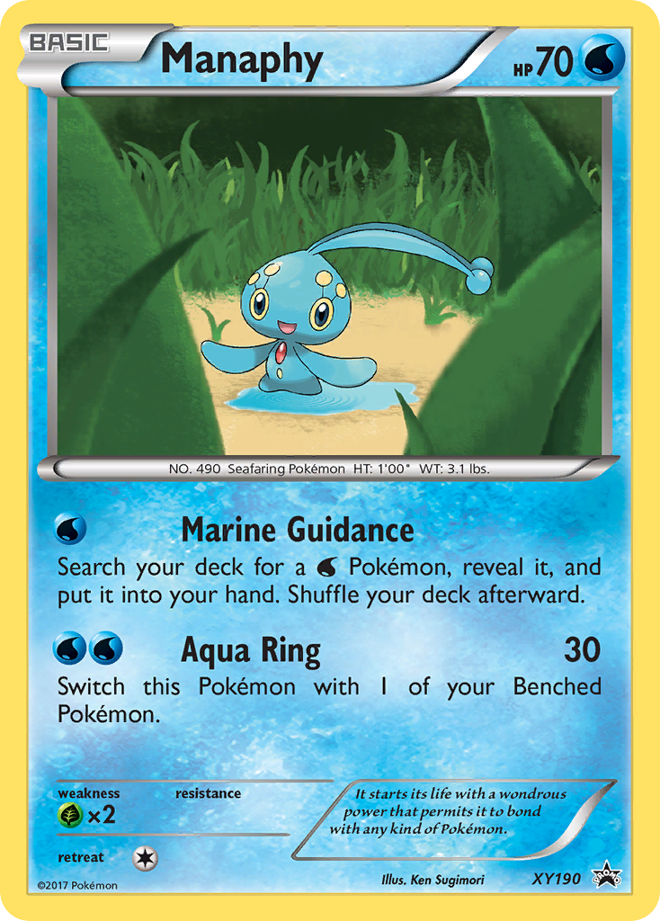 Manaphy (XY190) [XY: Black Star Promos] | Exor Games Truro