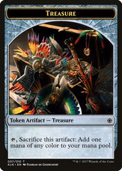 Saproling // Treasure (007) Double-Sided Token [Explorers of Ixalan Tokens] | Exor Games Truro