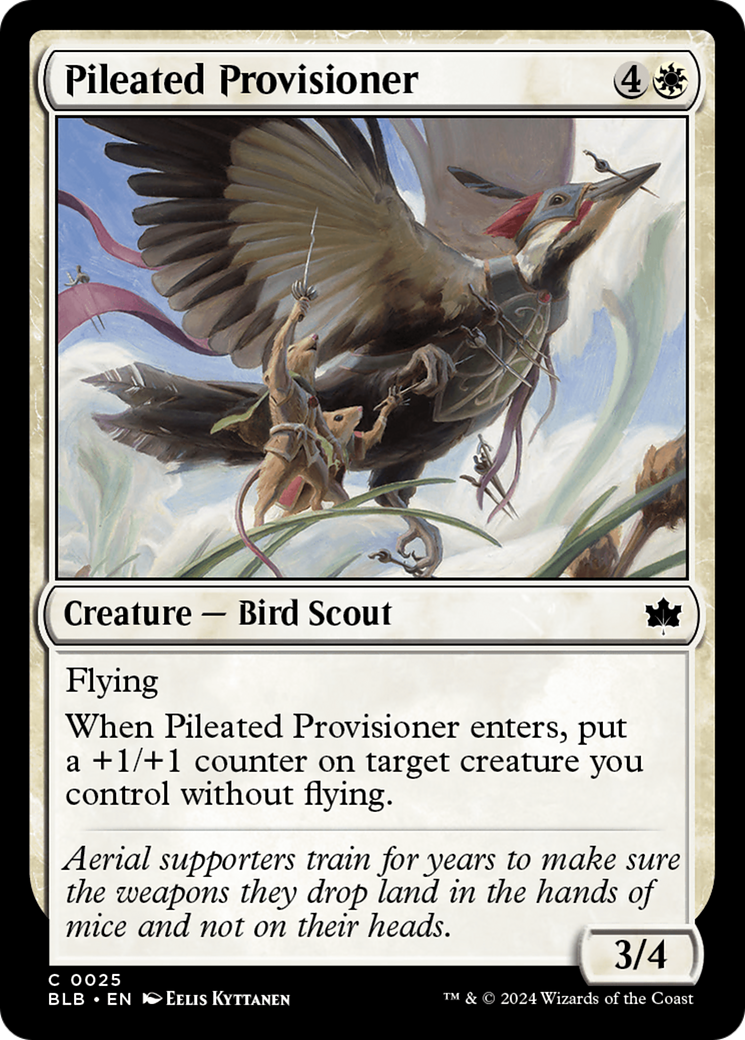 Pileated Provisioner [Bloomburrow] | Exor Games Truro