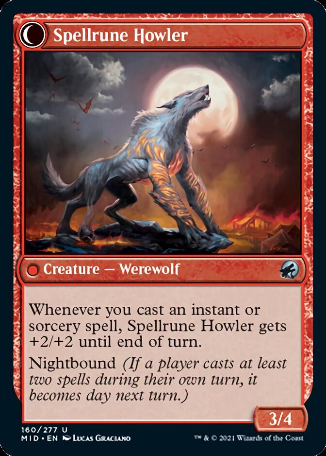 Spellrune Painter // Spellrune Howler [Innistrad: Midnight Hunt] | Exor Games Truro