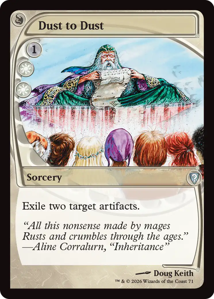 Dust to Dust (Future Sight) [Mystery Booster: Commander Edition] | Exor Games Truro