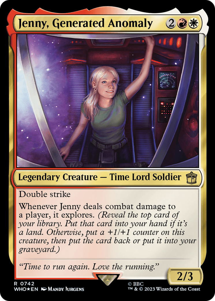 Jenny, Generated Anomaly (Surge Foil) [Doctor Who] | Exor Games Truro