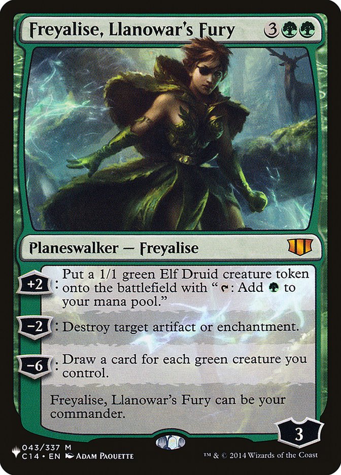 Freyalise, Llanowar's Fury [The List] | Exor Games Truro