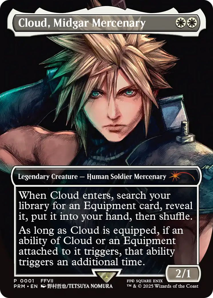 Cloud, Midgar Mercenary [Pro Tour Promos] | Exor Games Truro
