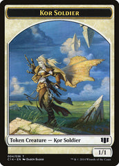 Kor Soldier // Pegasus Double-Sided Token [Commander 2014 Tokens] | Exor Games Truro