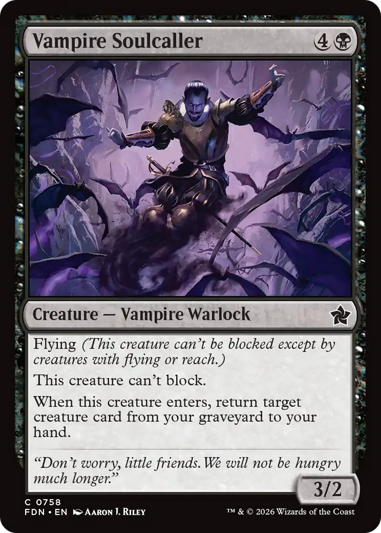 Vampire Soulcaller (0758) [Foundations] | Exor Games Truro