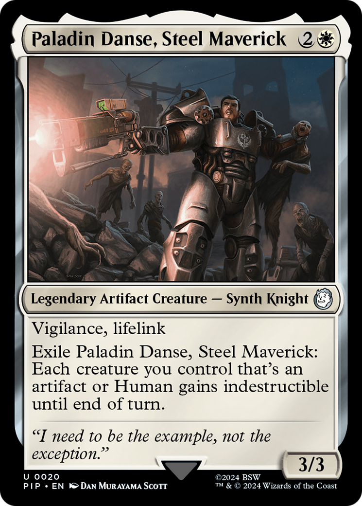 Paladin Danse, Steel Maverick [Fallout] | Exor Games Truro