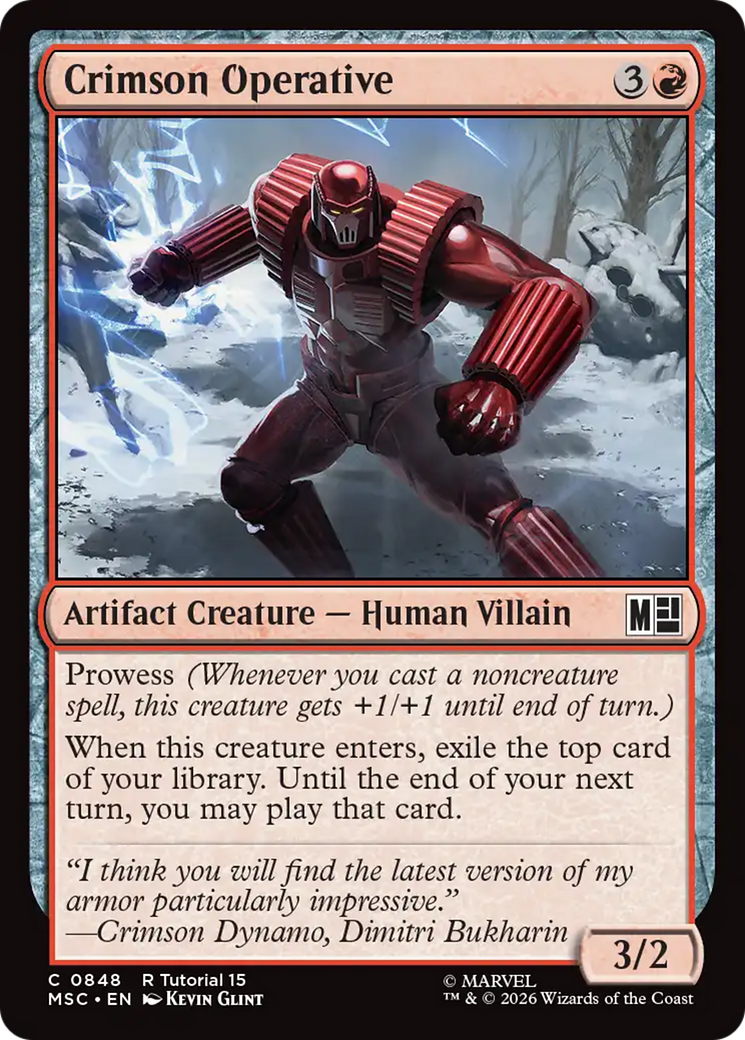 Crimson Operative [Marvel Super Heroes Commander] | Exor Games Truro