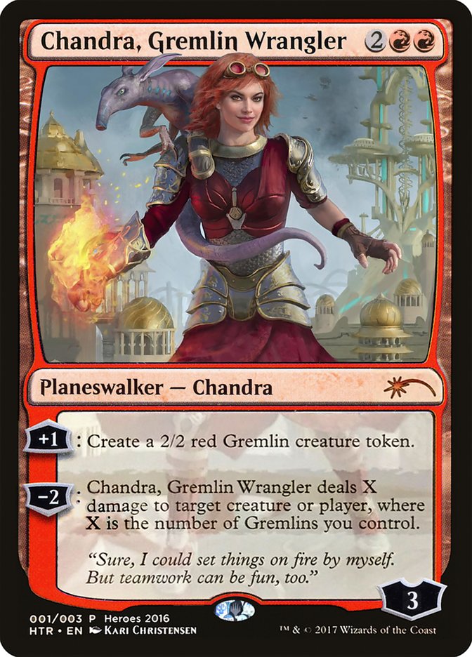 Chandra, Gremlin Wrangler [Heroes of the Realm] | Exor Games Truro