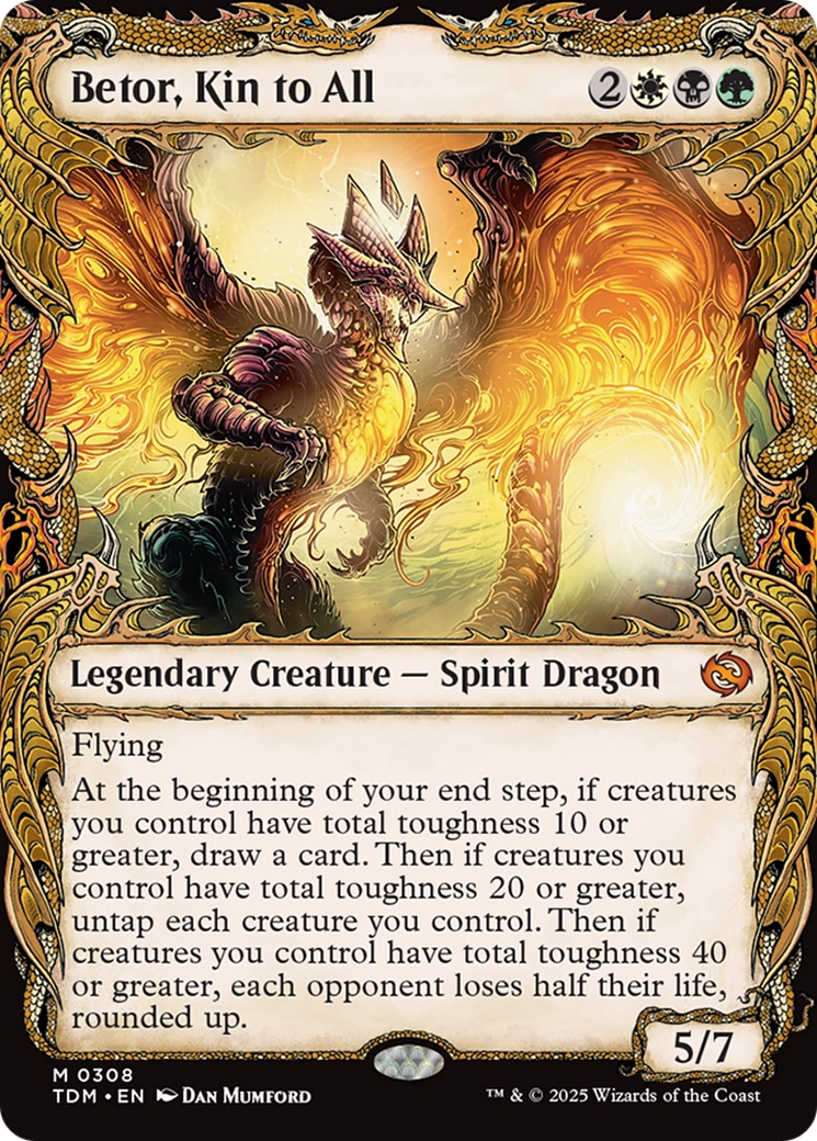 Betor, Kin to All (Showcase) [Tarkir: Dragonstorm] | Exor Games Truro