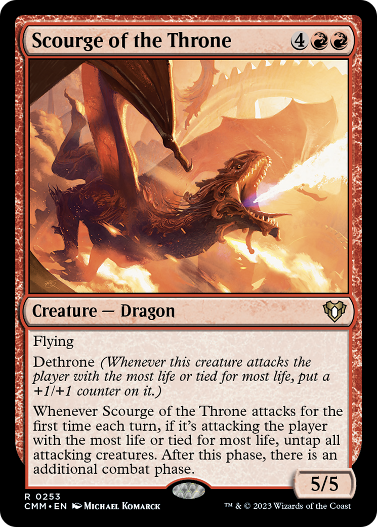Scourge of the Throne [Commander Masters] | Exor Games Truro