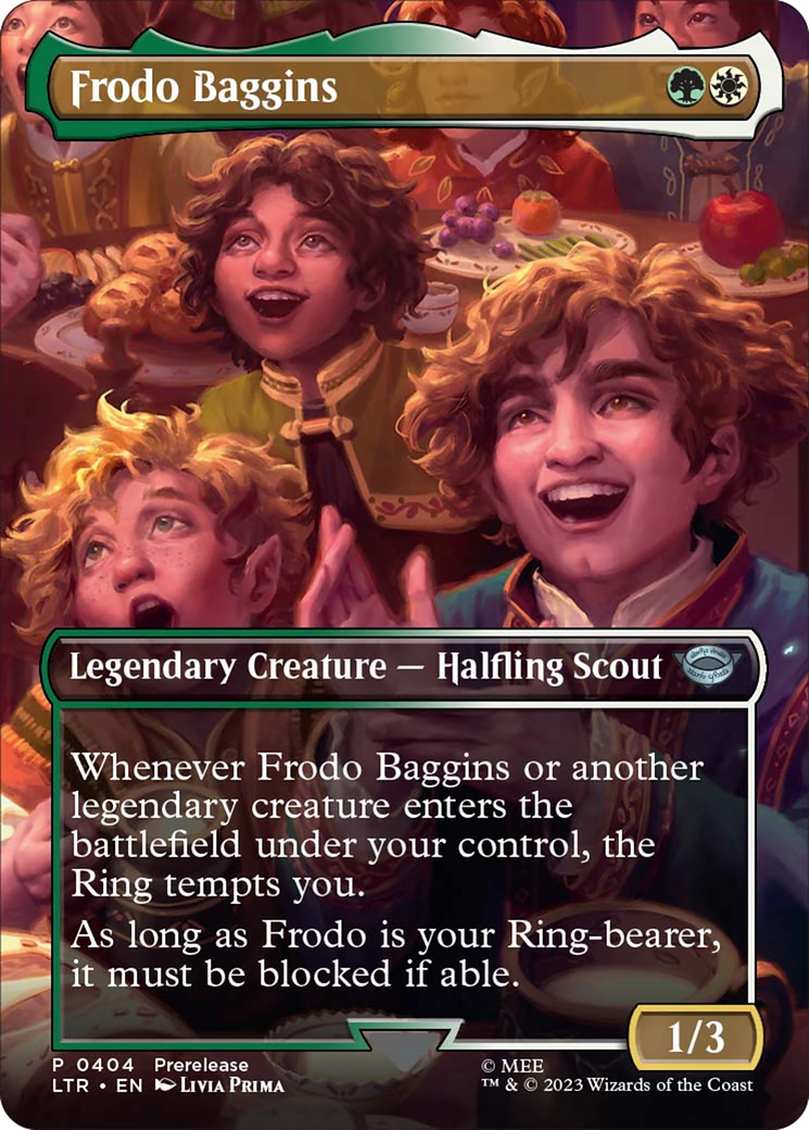 Frodo Baggins (Borderless Alternate Art) [The Lord of the Rings: Tales of Middle-Earth] | Exor Games Truro