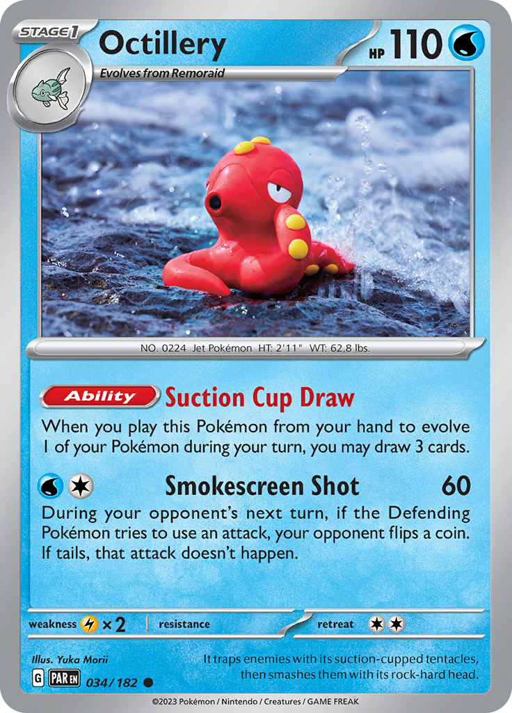 Octillery (034/182) [Scarlet & Violet: Paradox Rift] | Exor Games Truro