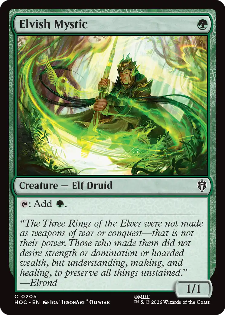 Elvish Mystic [The Hobbit: Eternal-Legal] | Exor Games Truro