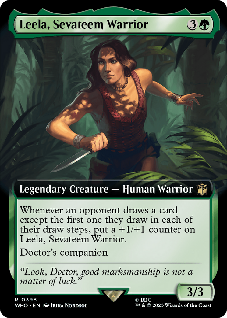 Leela, Sevateem Warrior (Extended Art) [Doctor Who] | Exor Games Truro