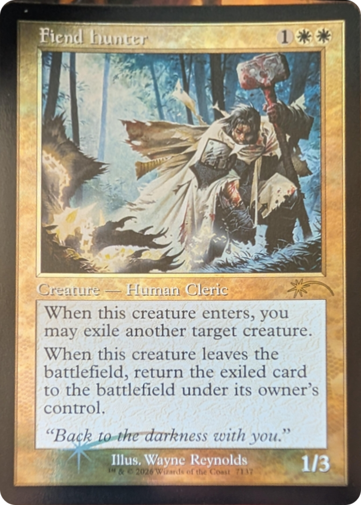 Fiend Hunter (Retro Frame) [Secret Lair Drop Series] | Exor Games Truro