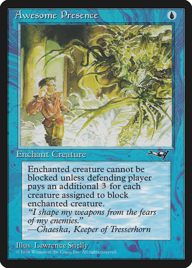 Awesome Presence (Creature Side) [Alliances] | Exor Games Truro