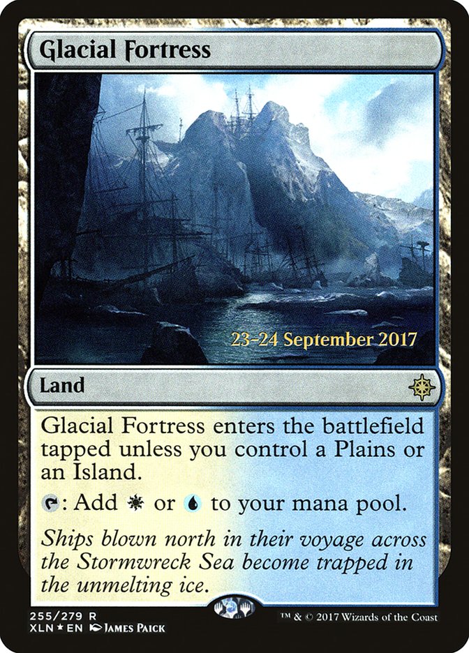 Glacial Fortress [Ixalan Prerelease Promos] | Exor Games Truro