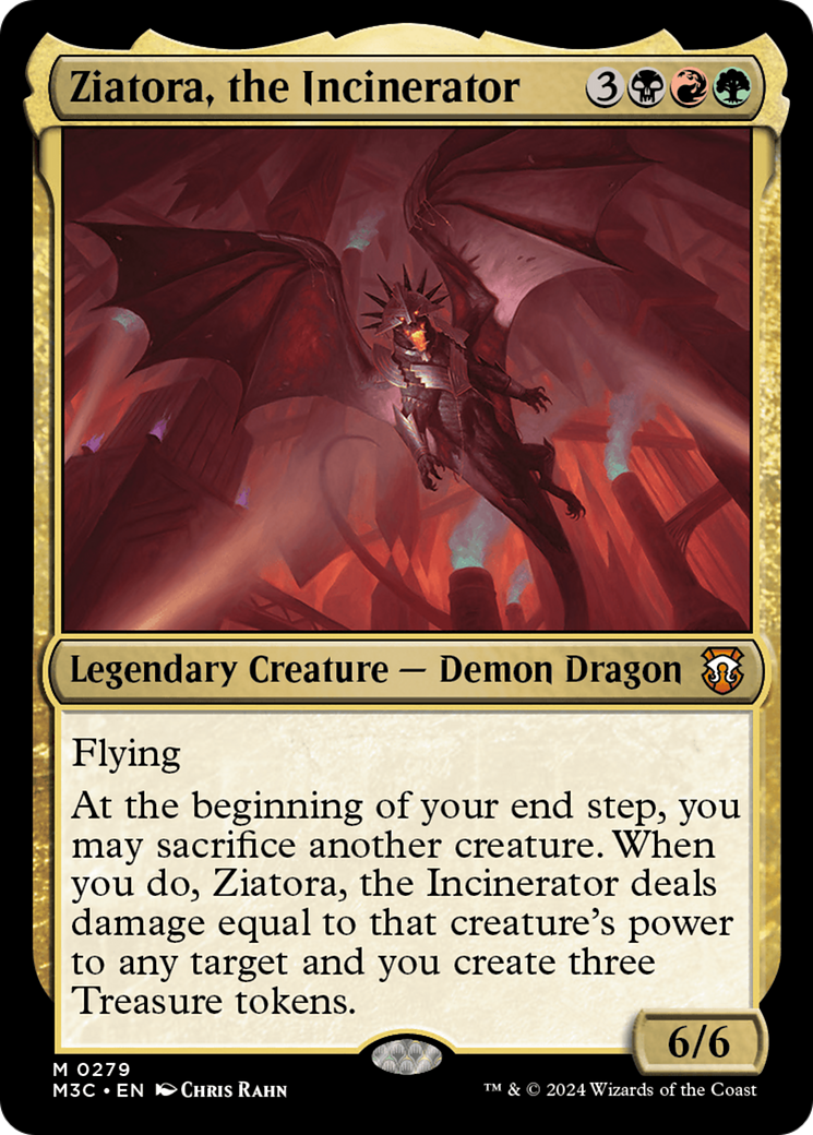 Ziatora, the Incinerator (Ripple Foil) [Modern Horizons 3 Commander] | Exor Games Truro