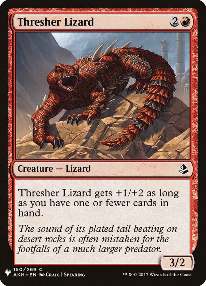 Thresher Lizard [Mystery Booster] | Exor Games Truro