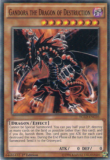 Gandora the Dragon of Destruction [YGLD-ENC03] Common | Exor Games Truro