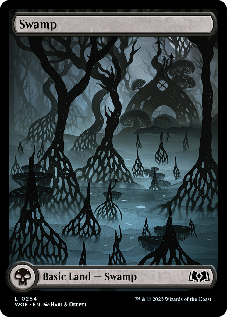 Swamp (264) (Full-Art) [Wilds of Eldraine] | Exor Games Truro