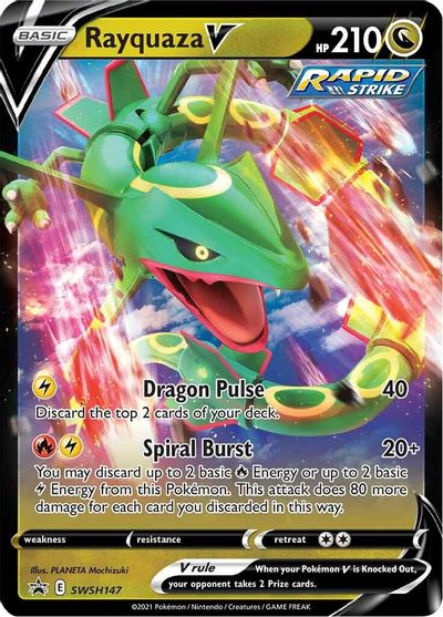 Rayquaza V (SWSH147) [Sword & Shield: Black Star Promos] | Exor Games Truro