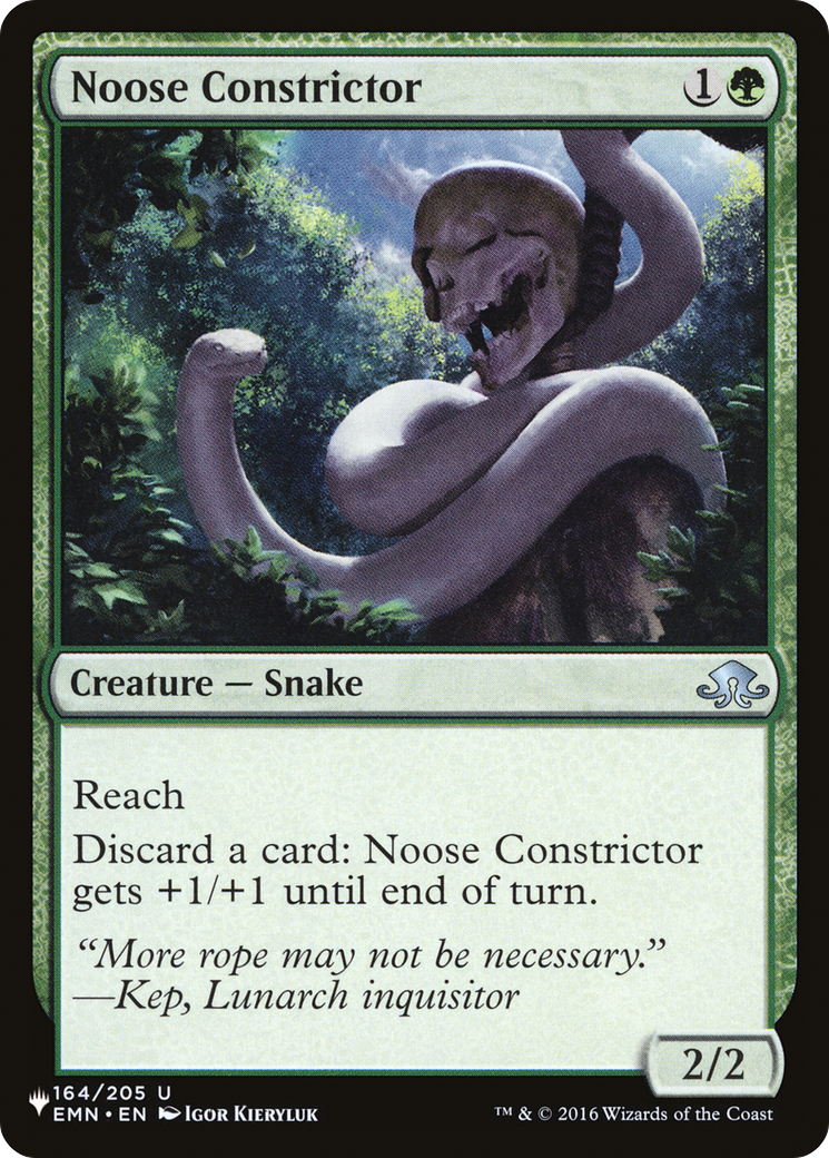 Noose Constrictor [The List] | Exor Games Truro