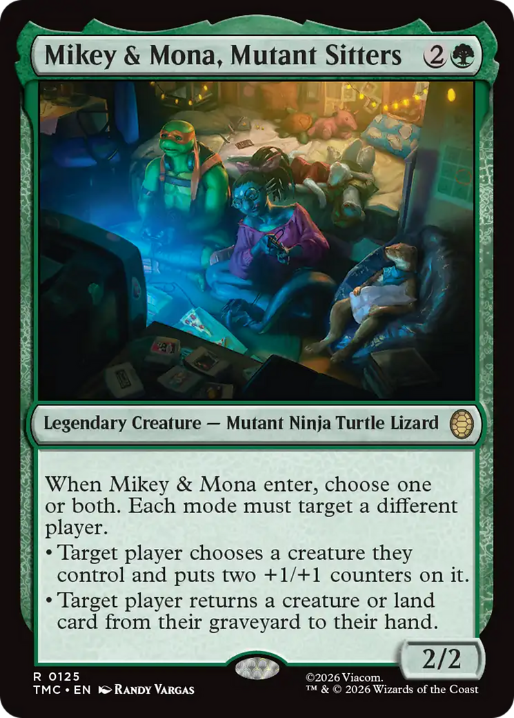 Mikey & Mona, Mutant Sitters [Teenage Mutant Ninja Turtles Commander] | Exor Games Truro