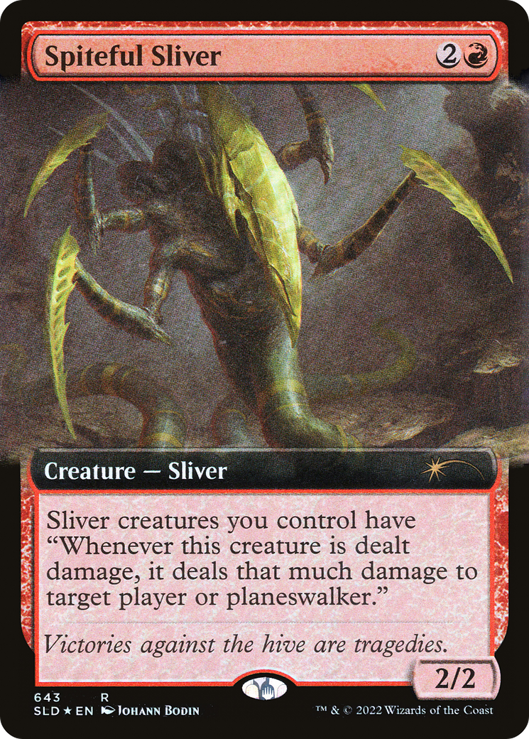 Spiteful Sliver (Extended Art) [Secret Lair Drop Promos] | Exor Games Truro