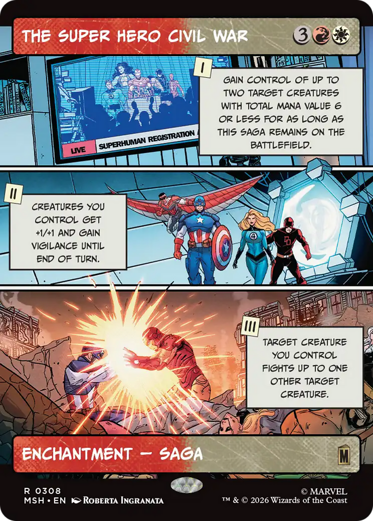 The Super Hero Civil War (Borderless) [Marvel Super Heroes] | Exor Games Truro