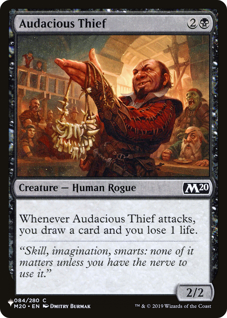 Audacious Thief [The List Reprints] | Exor Games Truro