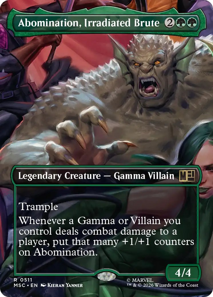 Abomination, Irradiated Brute (Borderless) [Marvel Super Heroes Commander] | Exor Games Truro