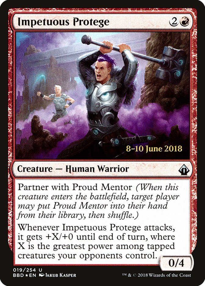 Impetuous Protege [Battlebond Prerelease Promos] | Exor Games Truro