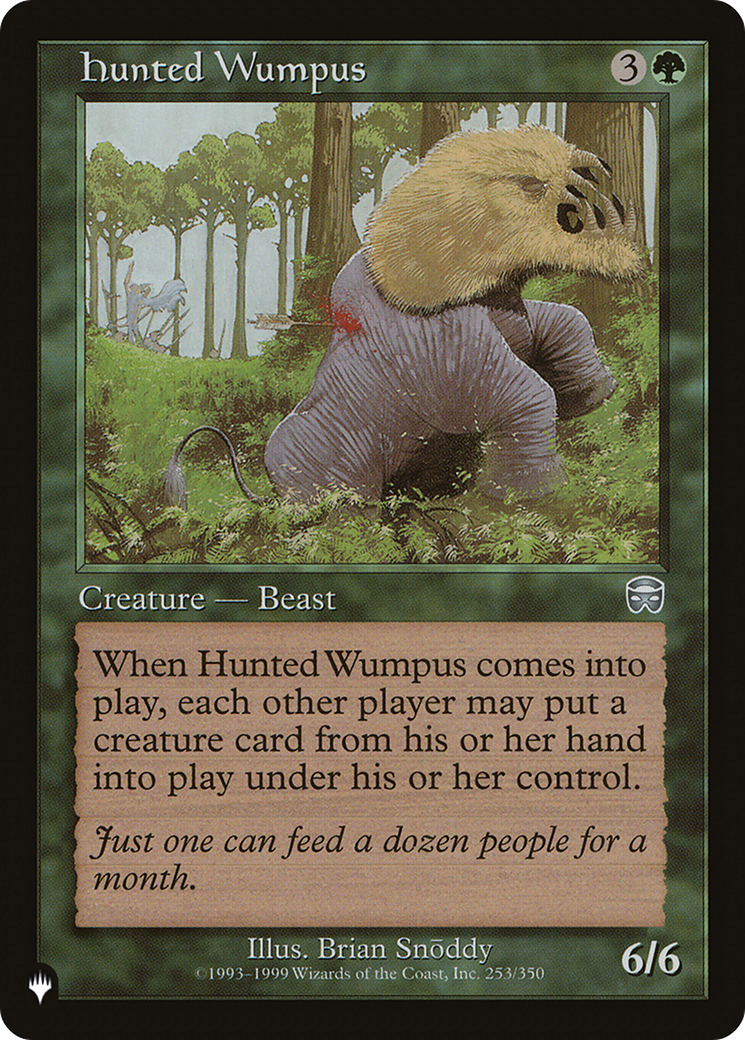 Hunted Wumpus [The List Reprints] | Exor Games Truro