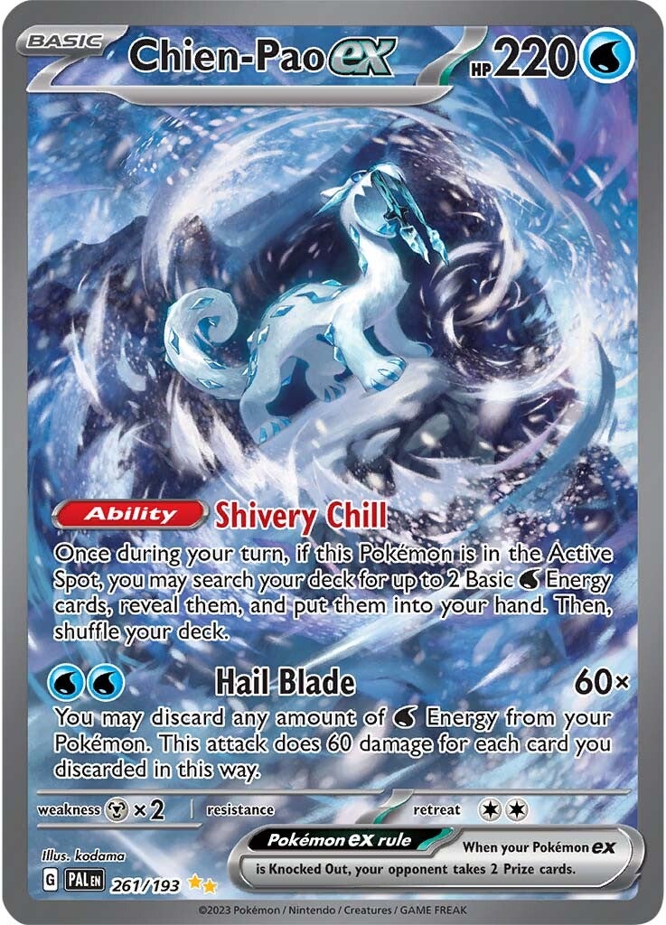 Chien-Pao ex (261/193) [Scarlet & Violet: Paldea Evolved] | Exor Games Truro