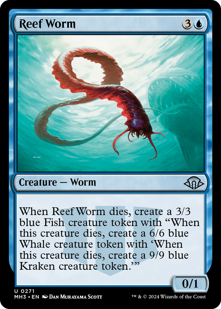 Reef Worm [Modern Horizons 3] | Exor Games Truro