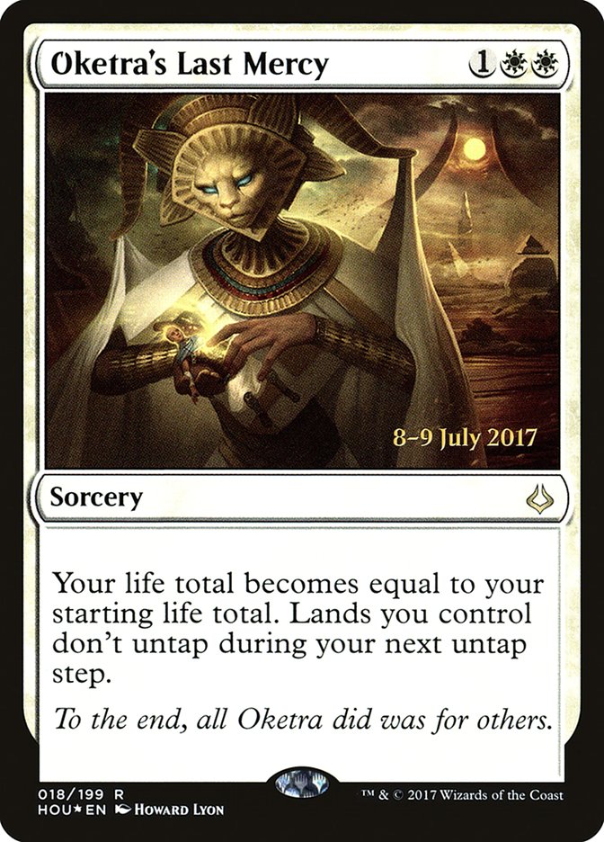 Oketra's Last Mercy [Hour of Devastation Prerelease Promos] | Exor Games Truro