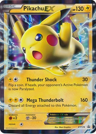 Pikachu EX (XY174) (Jumbo Card) [XY: Black Star Promos] | Exor Games Truro
