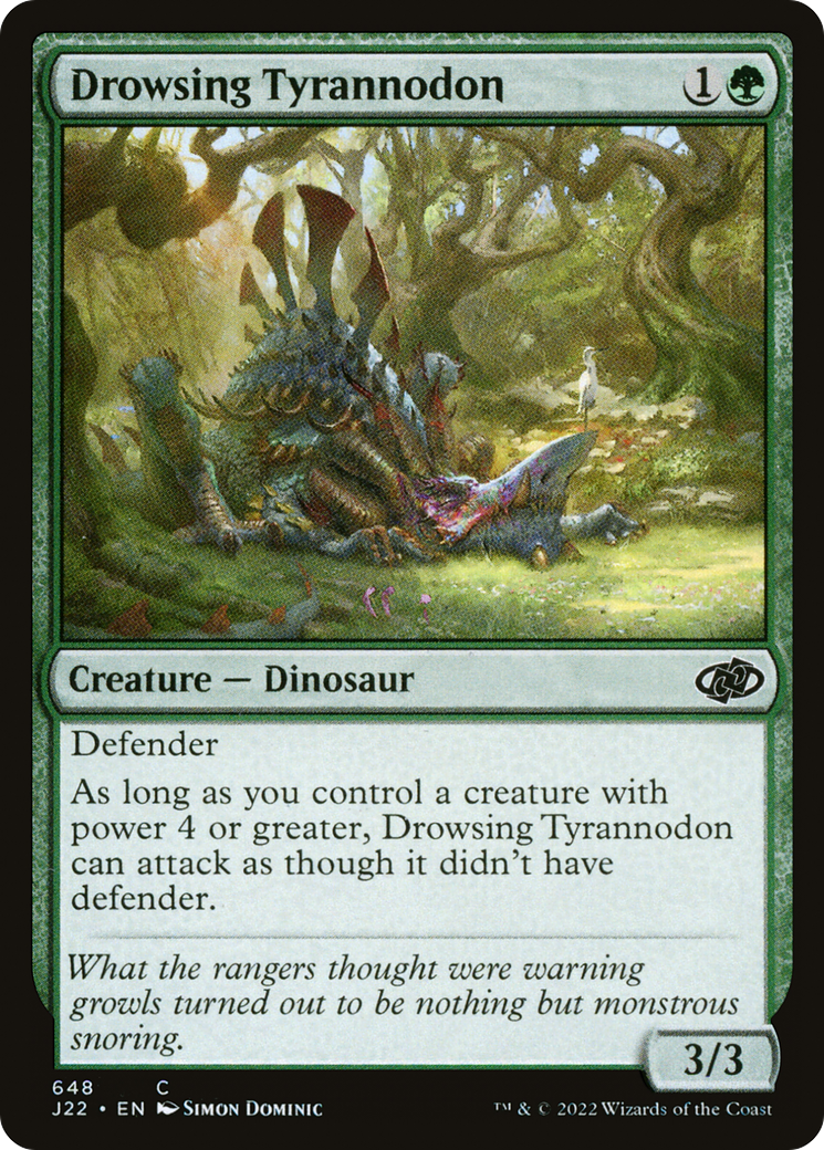 Drowsing Tyrannodon [Jumpstart 2022] | Exor Games Truro
