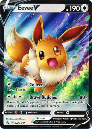 Eevee V (SWSH065) [Sword & Shield: Black Star Promos] | Exor Games Truro