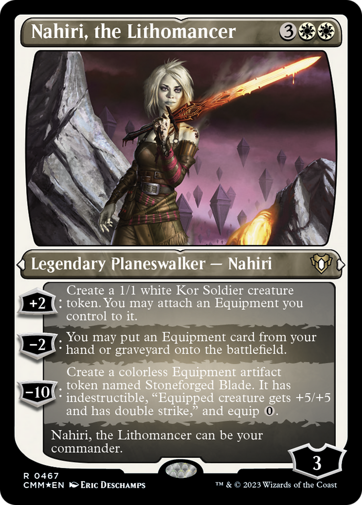 Nahiri, the Lithomancer (Foil Etched) [Commander Masters] | Exor Games Truro