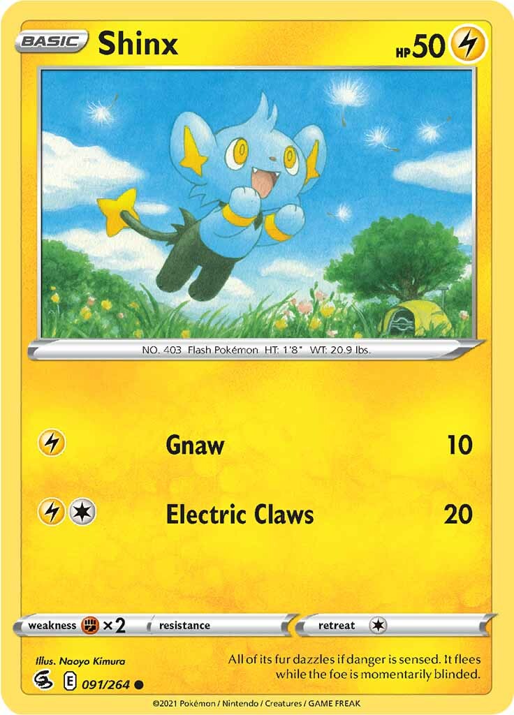 Shinx (091/264) [Sword & Shield: Fusion Strike] | Exor Games Truro